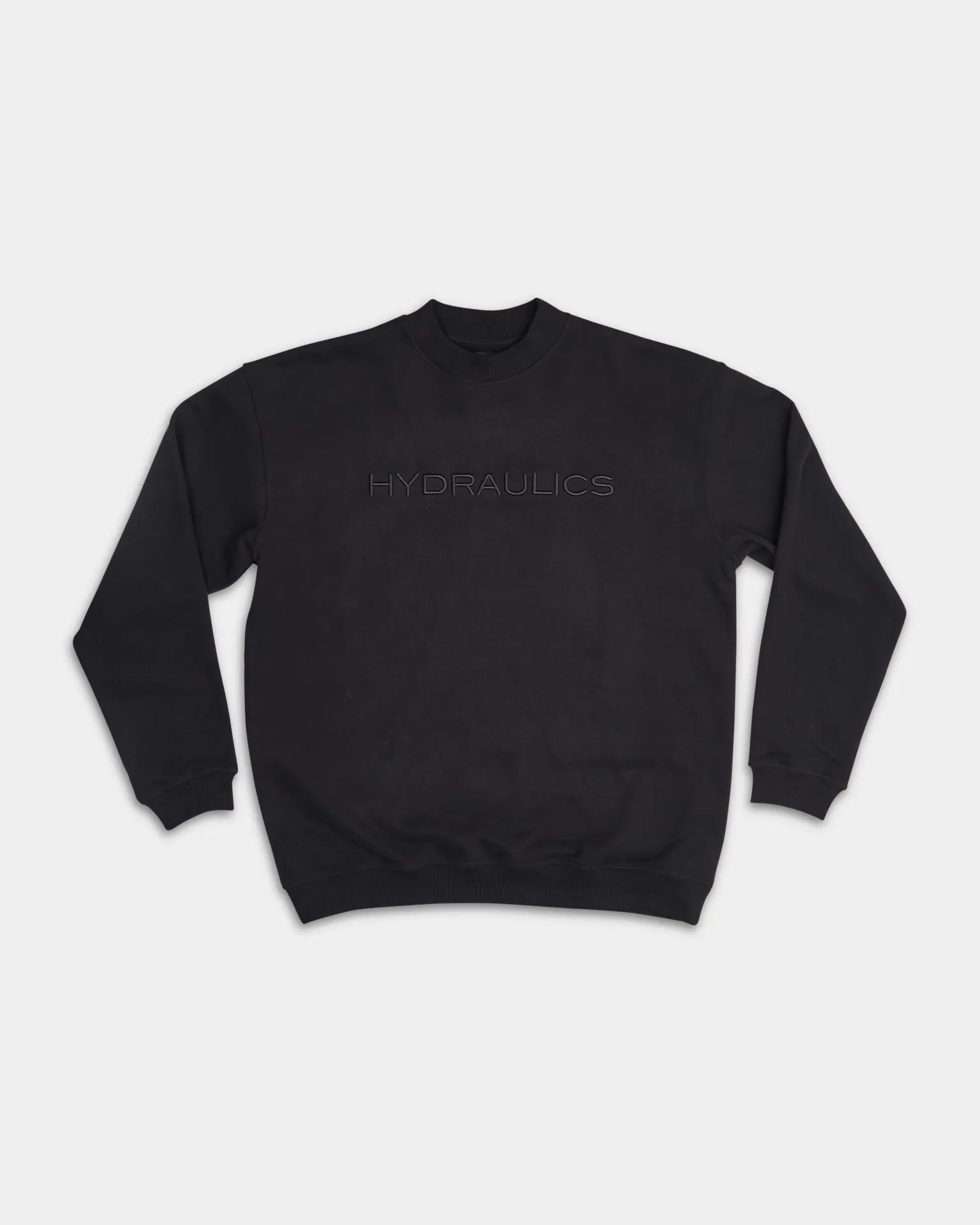 Hydraulics Tonal 3D Embroided Sweater Black