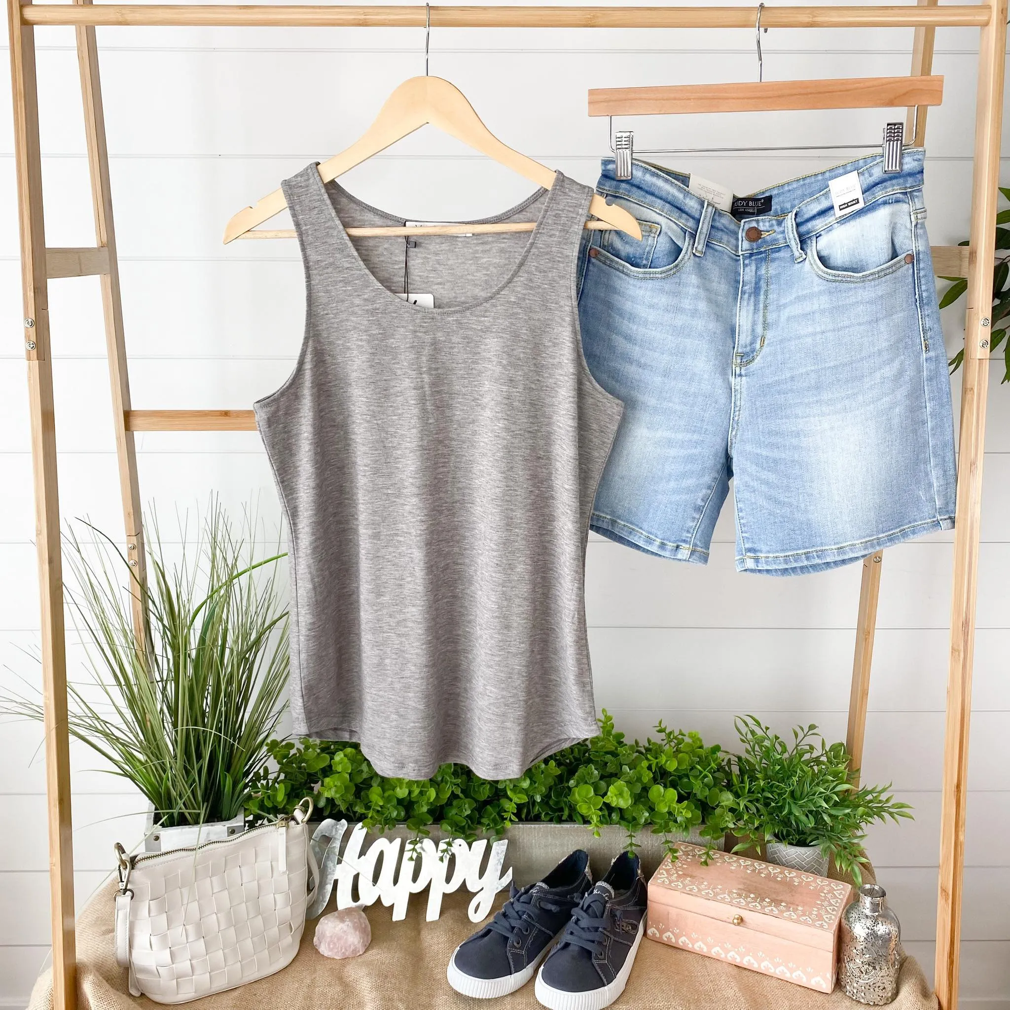 IN STOCK Tiffany Tank - Grey