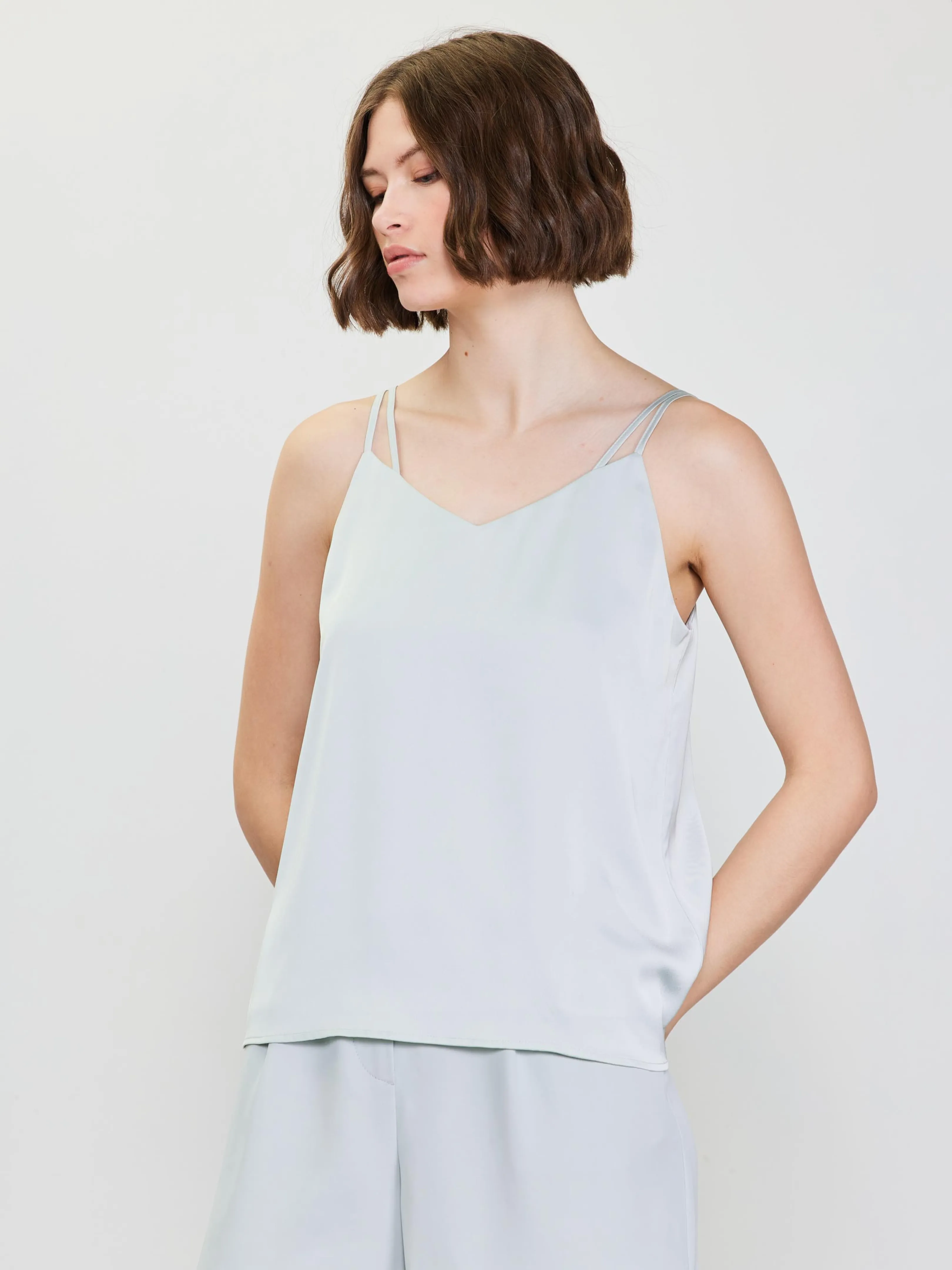 In Your Favor Tank - Dove Grey