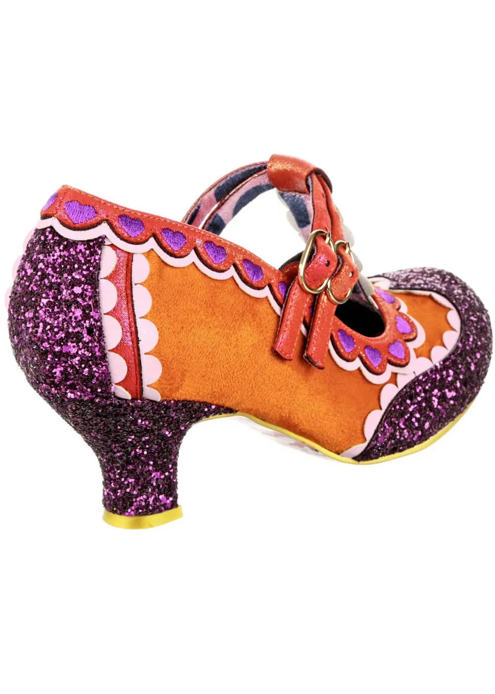 Irregular Choice Serendipity 40's Pumps Orange Purple