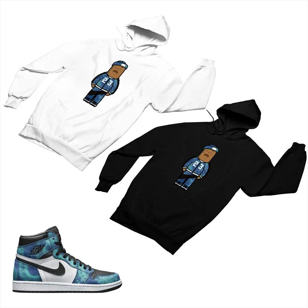 Jordan 1 Tie-Dye Matching Custom Designed Hoodies JD 1-69-2