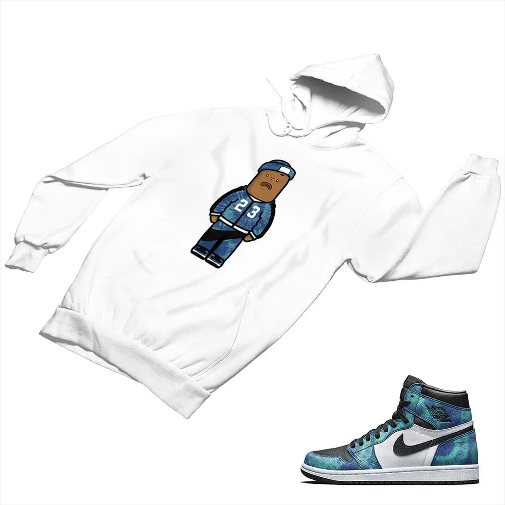 Jordan 1 Tie-Dye Matching Custom Designed Hoodies JD 1-69-2