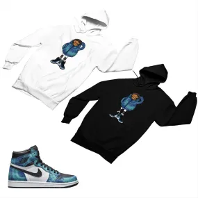 Jordan 1 Tie-Dye Matching Custom Designed Hoodies JD 1-69-7