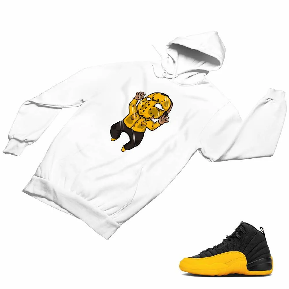 Jordan 12 University Gold Matching Custom Designed Hoodies JD 12-17-16