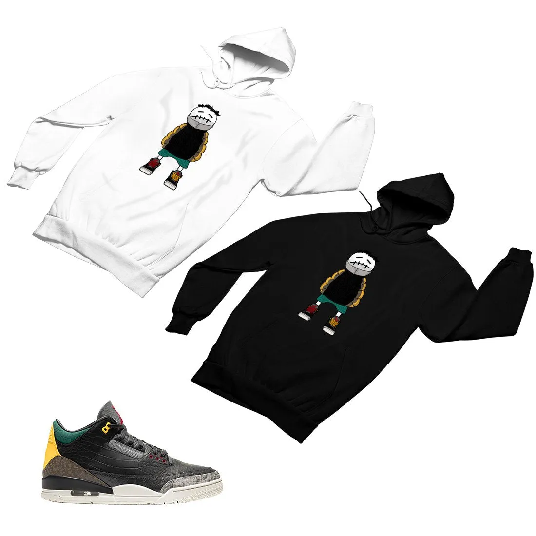 Jordan 3 Animal Matching Custom Designed Hoodies JD 3-11-8