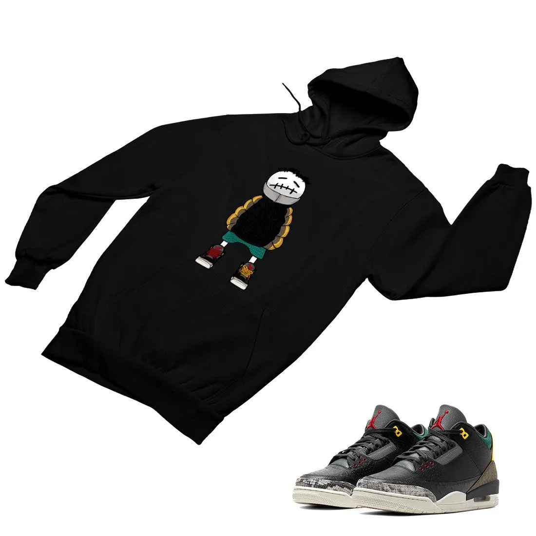 Jordan 3 Animal Matching Custom Designed Hoodies JD 3-11-8