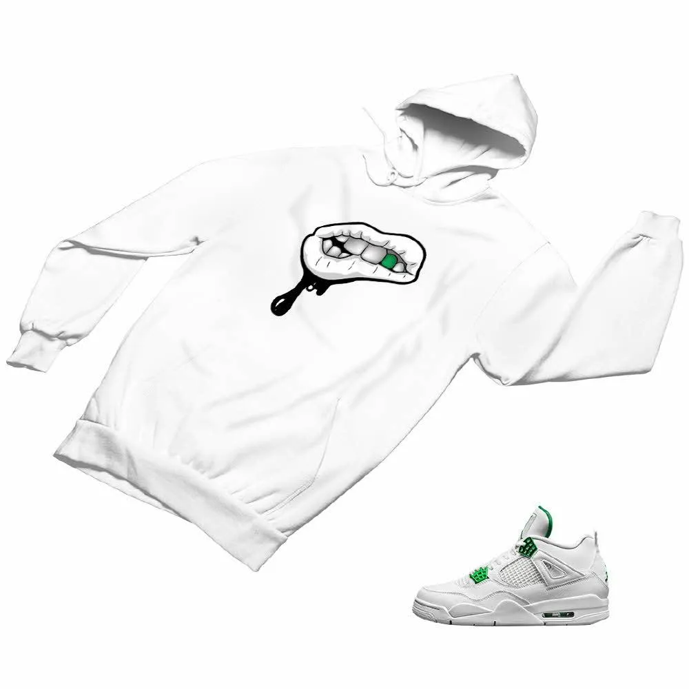 Jordan 4 Green Matching Custom Designed Hoodies JD 4-23-48