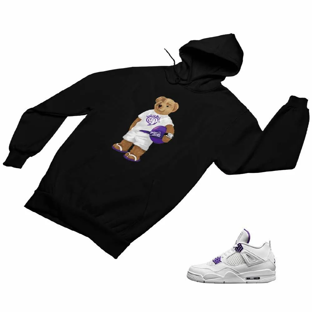 Jordan 4 Purple Matching Custom Designed Hoodies JD 4-23-26