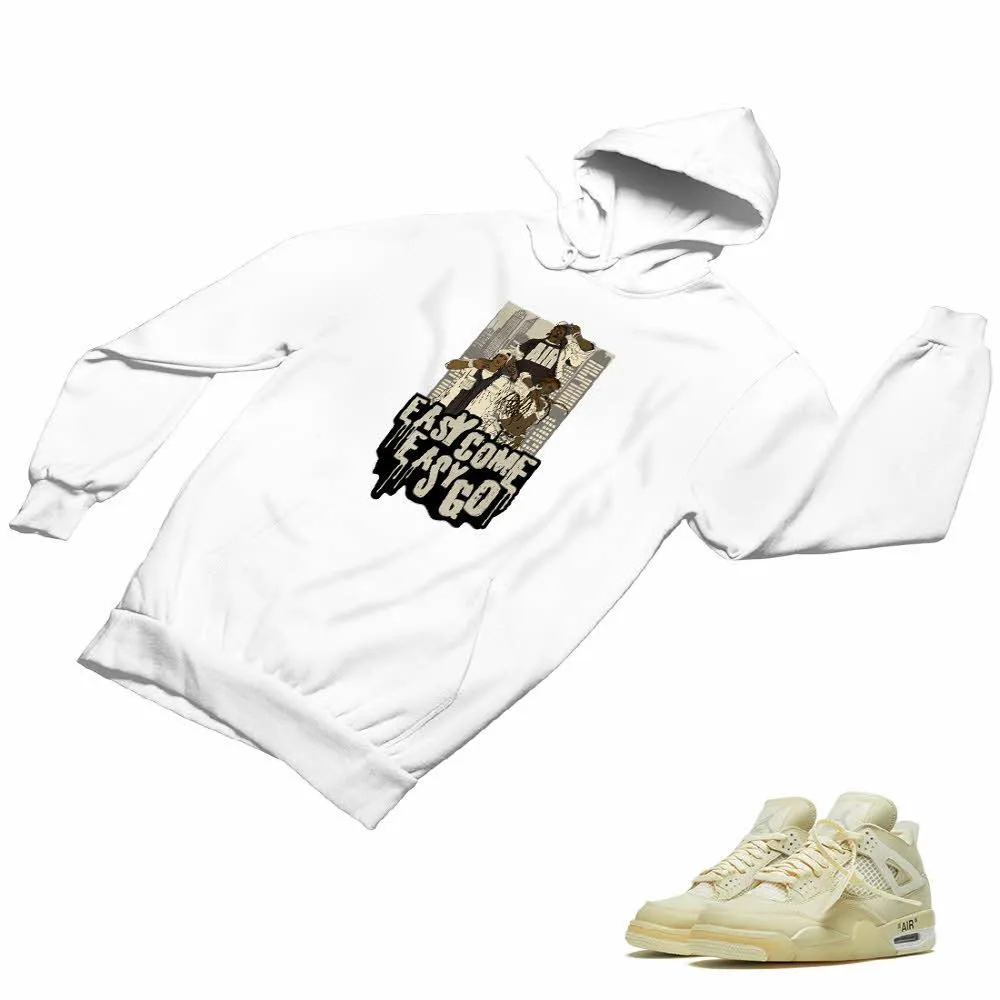 Jordan 4 Sail Matching Custom Designed Hoodies JD 4-24-15