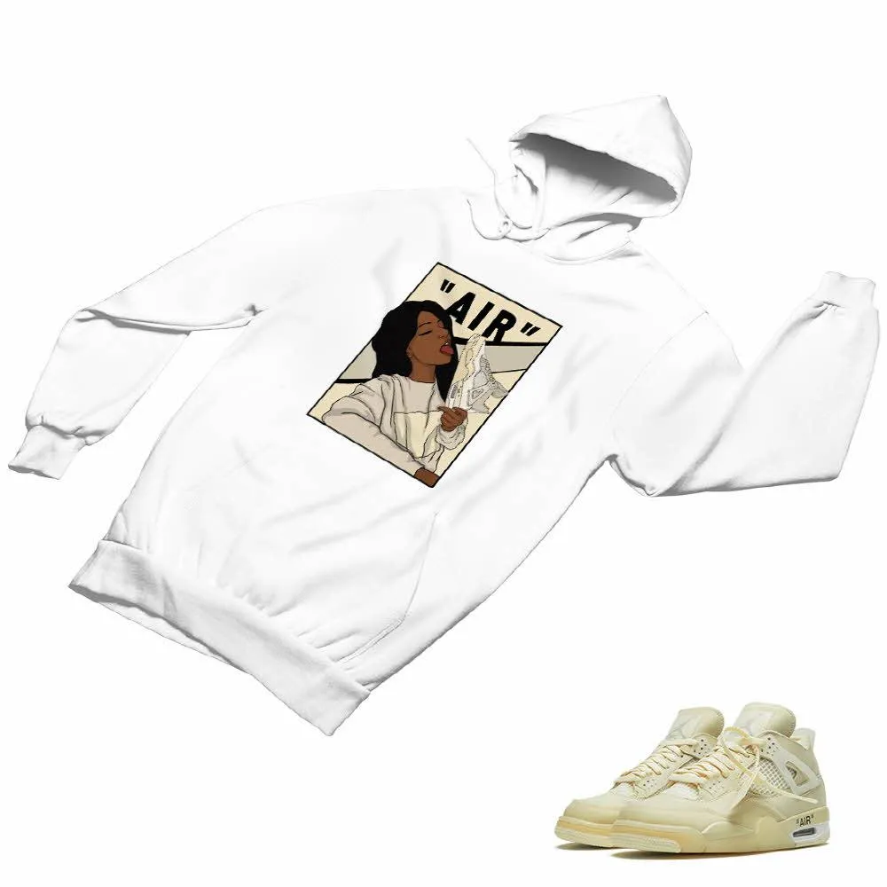 Jordan 4 Sail Matching Custom Designed Hoodies JD 4-24-18