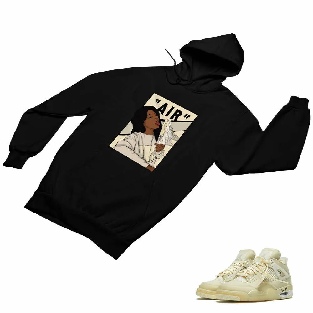 Jordan 4 Sail Matching Custom Designed Hoodies JD 4-24-18