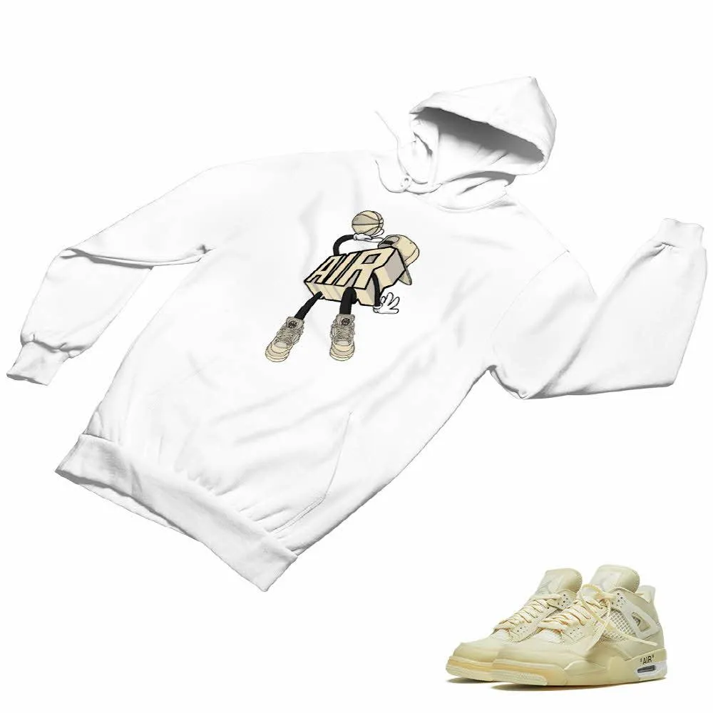 Jordan 4 Sail Matching Custom Designed Hoodies JD 4-24-3