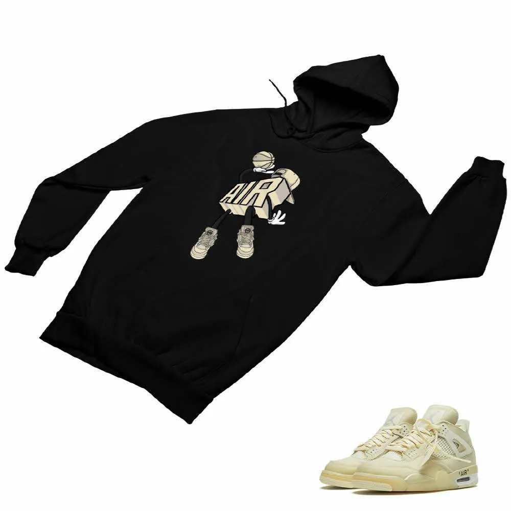 Jordan 4 Sail Matching Custom Designed Hoodies JD 4-24-3