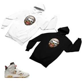 Jordan 6 Quai 54 Brown Matching Custom Designed Hoodies JD 6-23-2