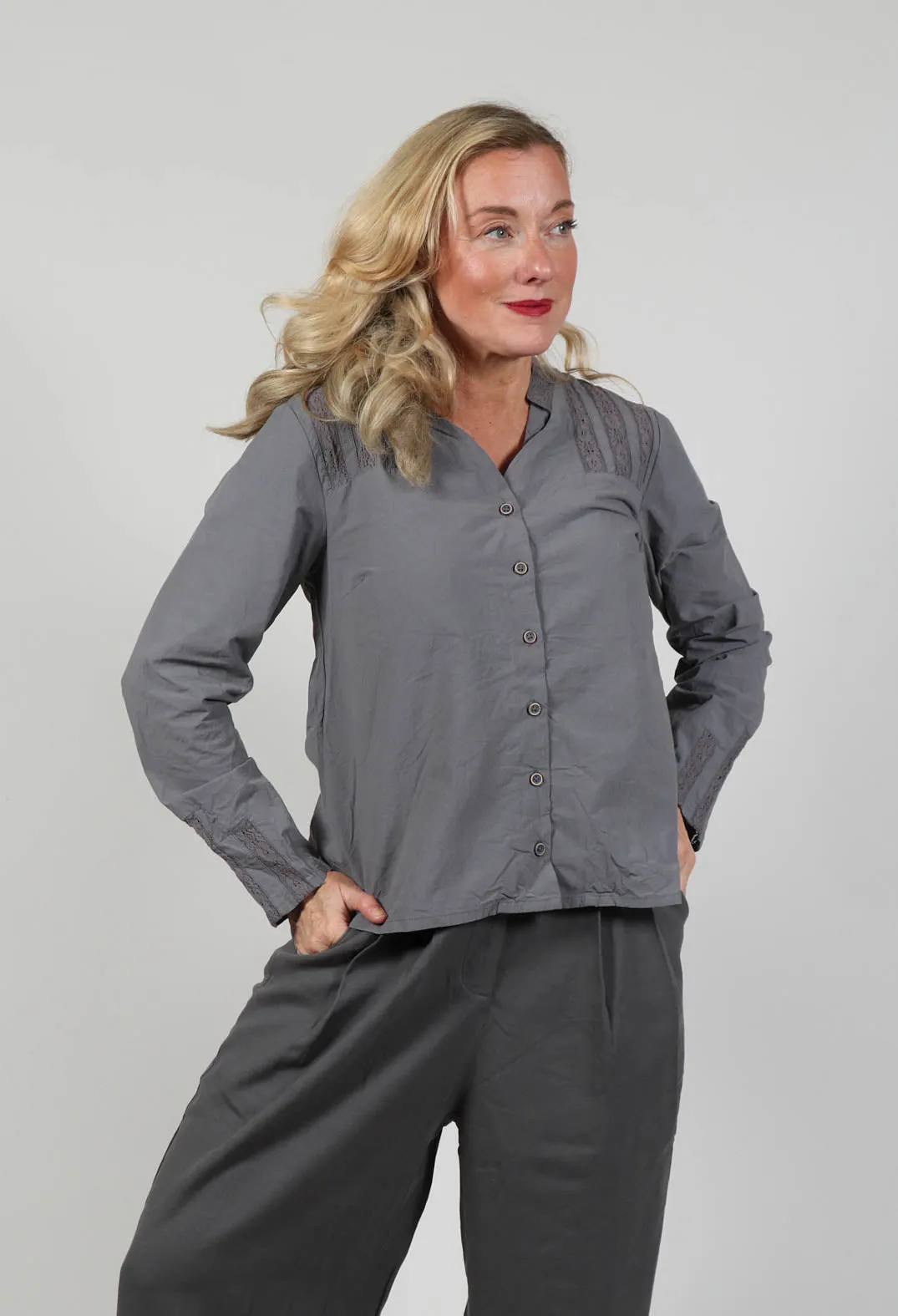 Julie Blouse in Dim Grey