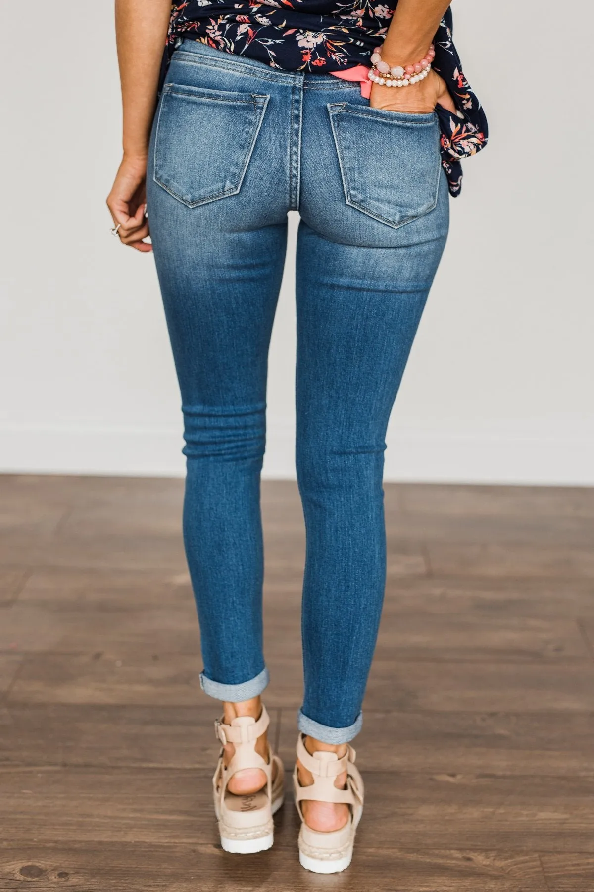 KanCan Skinny Jeans- Medium Kendall Wash