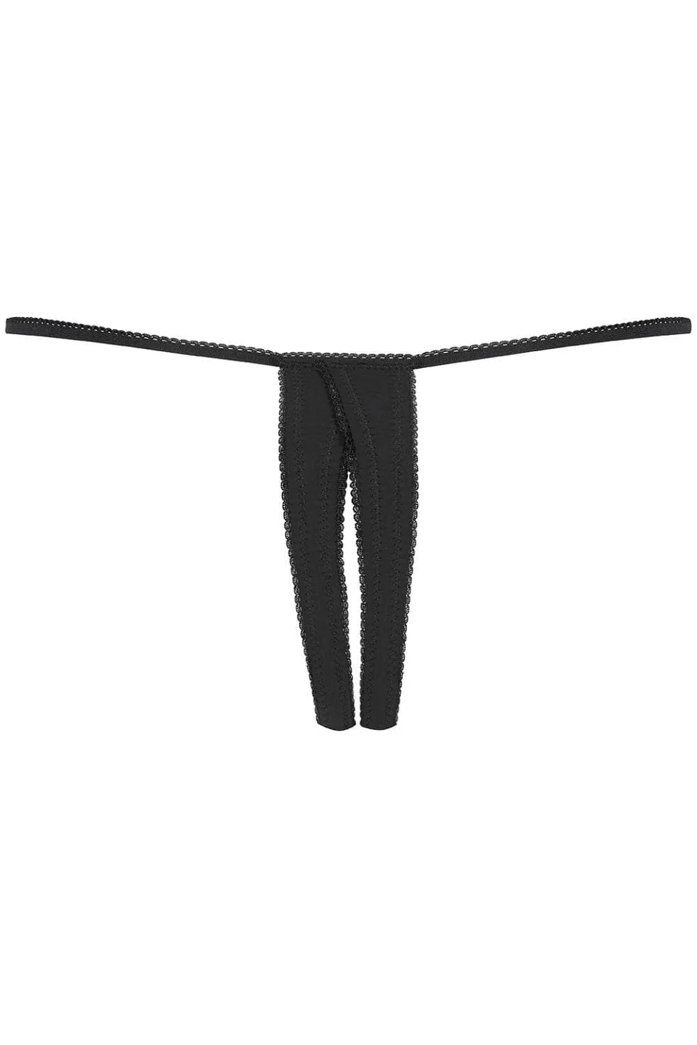 Le Petit Secret Black Openable Thong