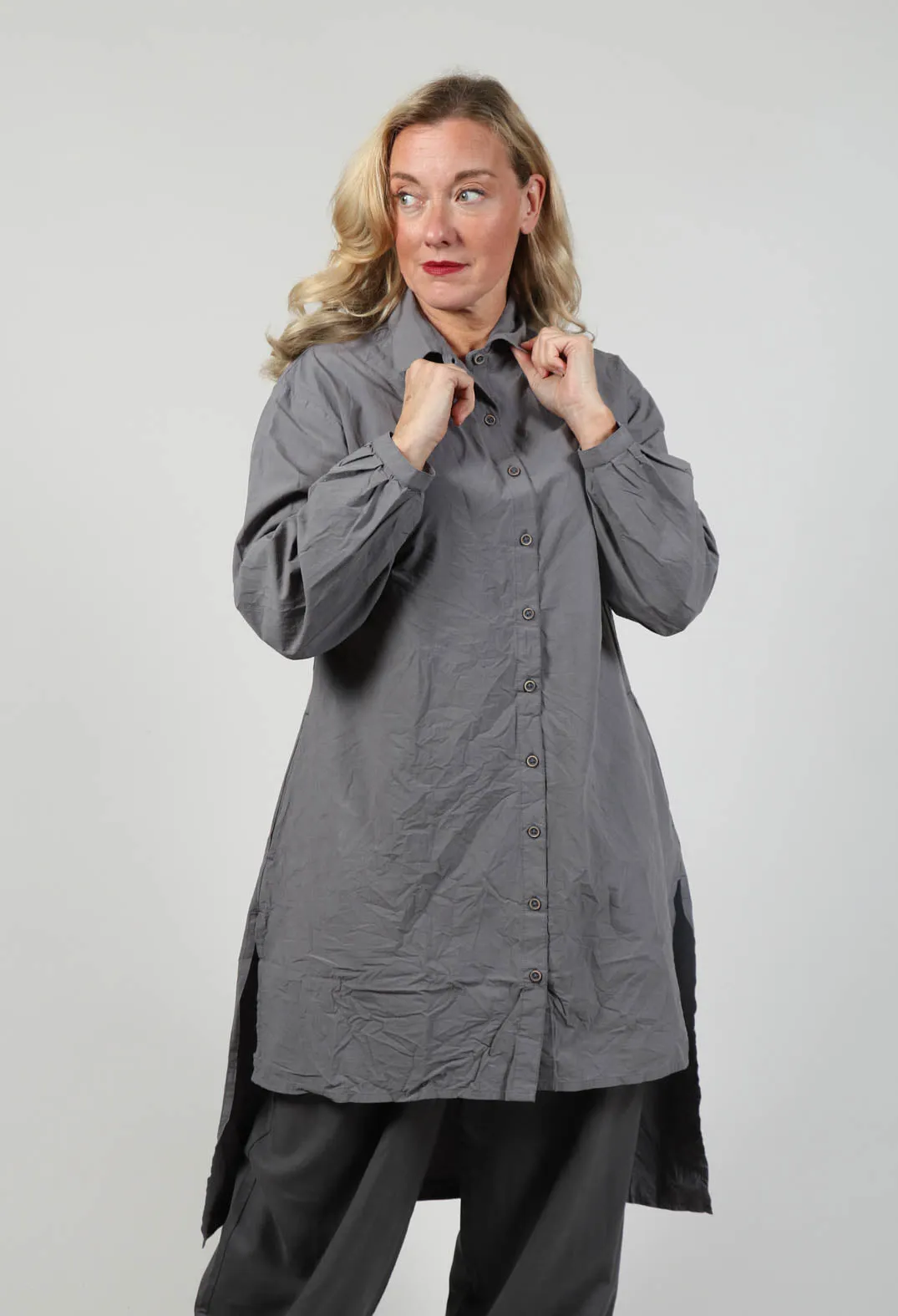 Lovis Blouse in Dim Grey