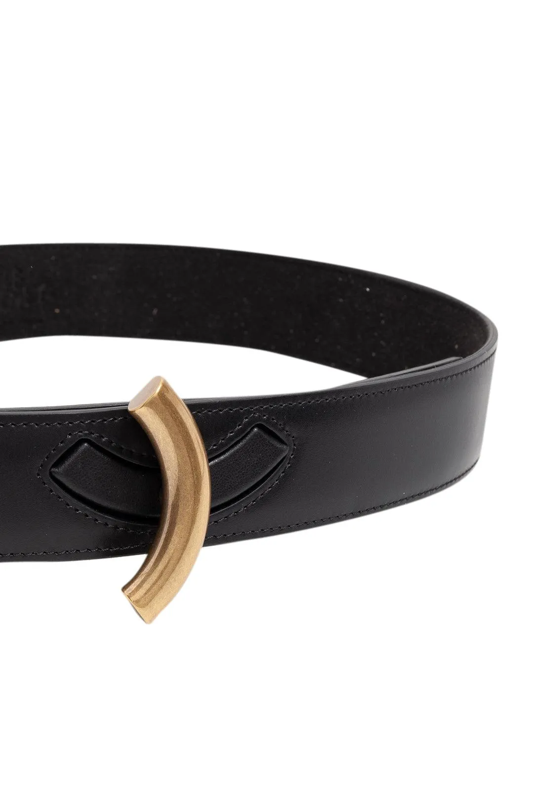 Maccheroni leather belt