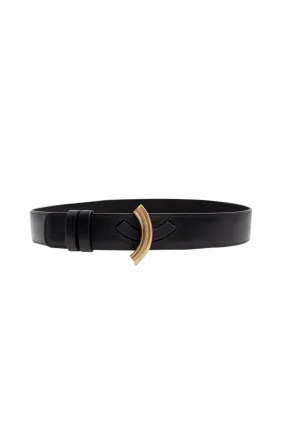 Maccheroni leather belt