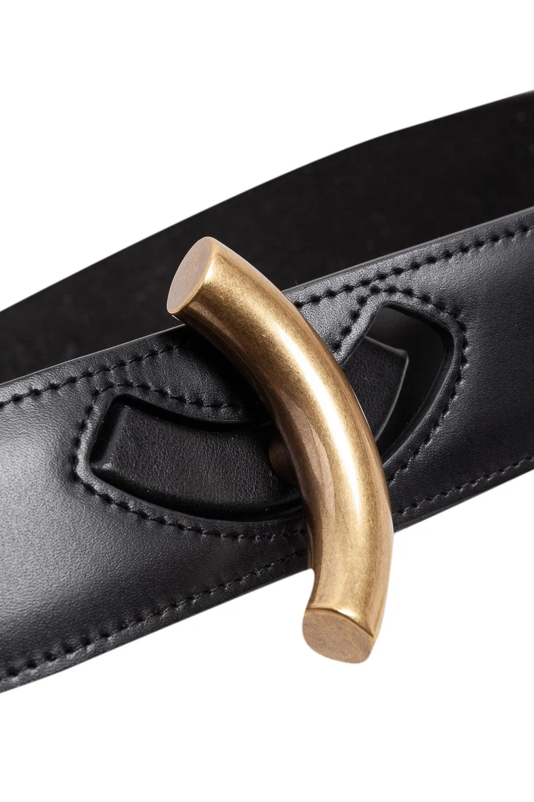 Maccheroni leather belt