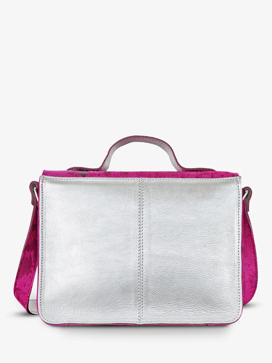 Mademoiselle George Rodeo Trip Fuchsia - pink leather shoulder bag for woman | PAUL MARIUS