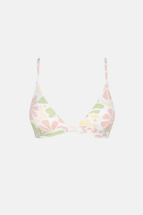 Marloe Floral Bralette Top White