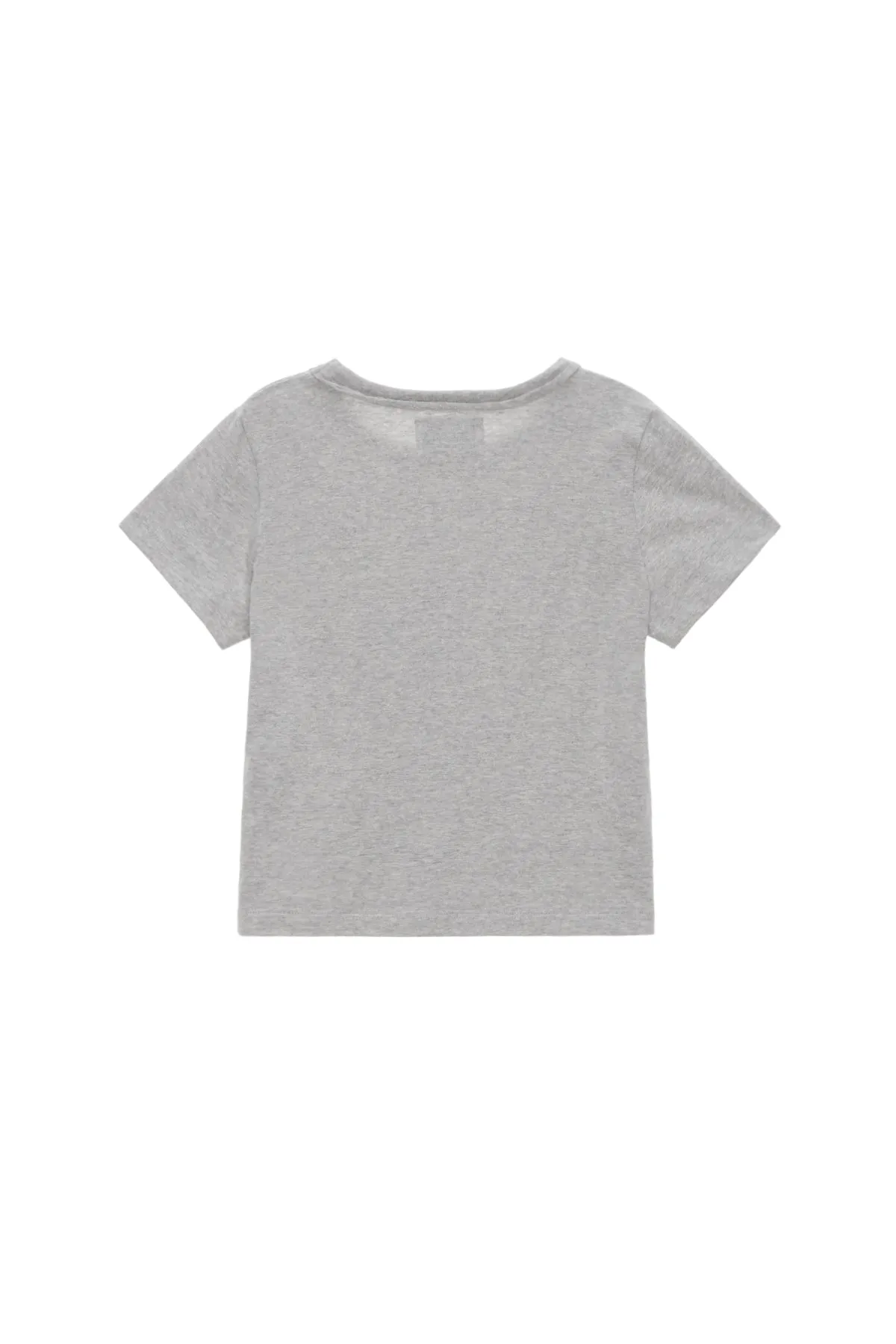 MATIN PINTUCK CROP TOP IN GREY