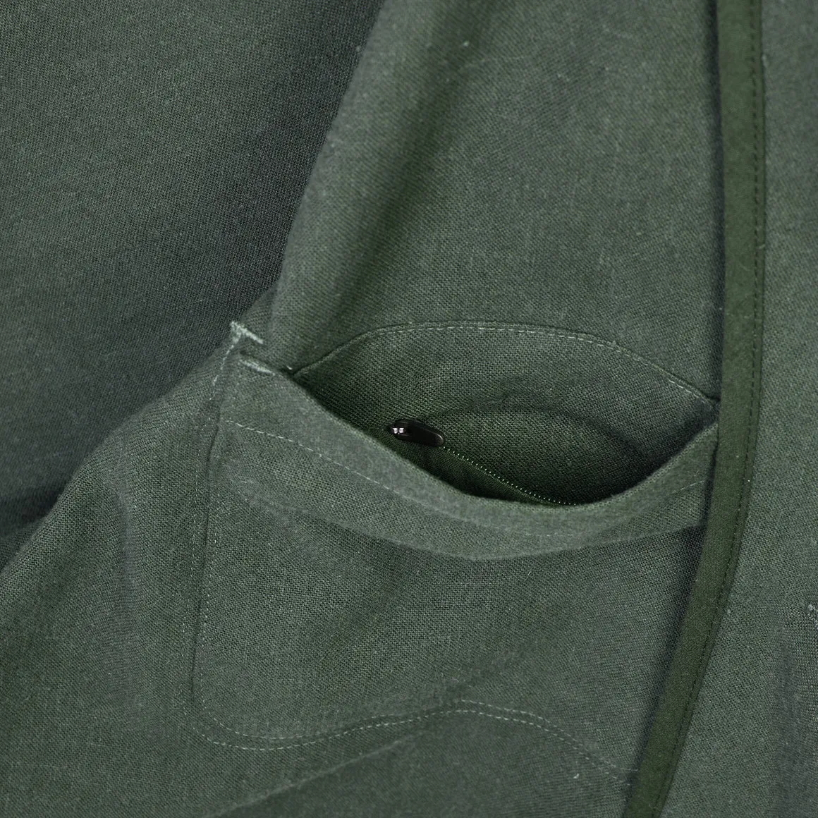 Men's Porto Linen Jacket Flint Green