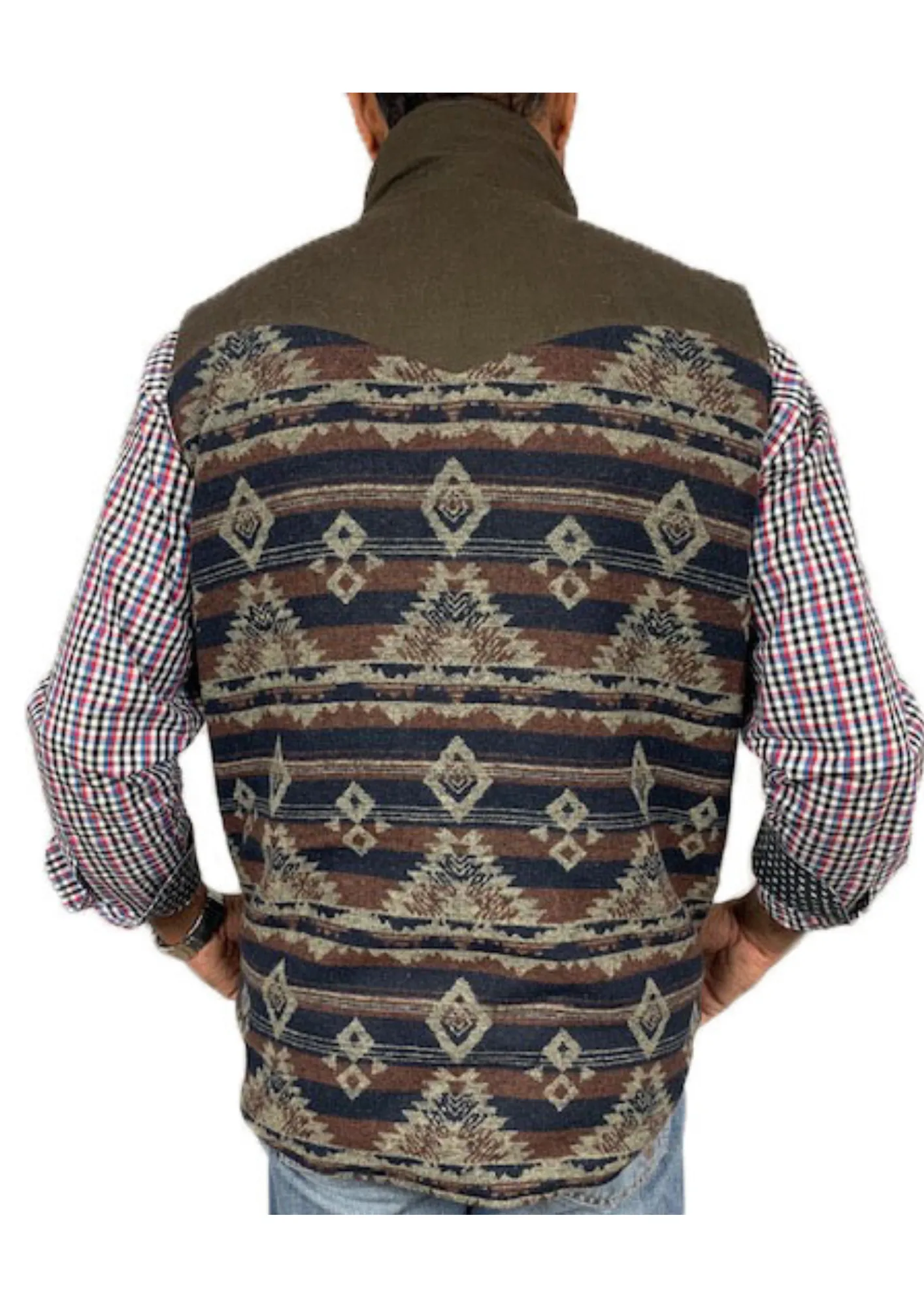 Men's Western Aztec Vest Style#-M-24209