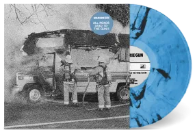 MILITARIE GUN ‘ALL ROADS LEAD TO THE GUN II’ LP (Limited Edition – Only 200 made, Clear w/ Blue & Black Swirl Vinyl)