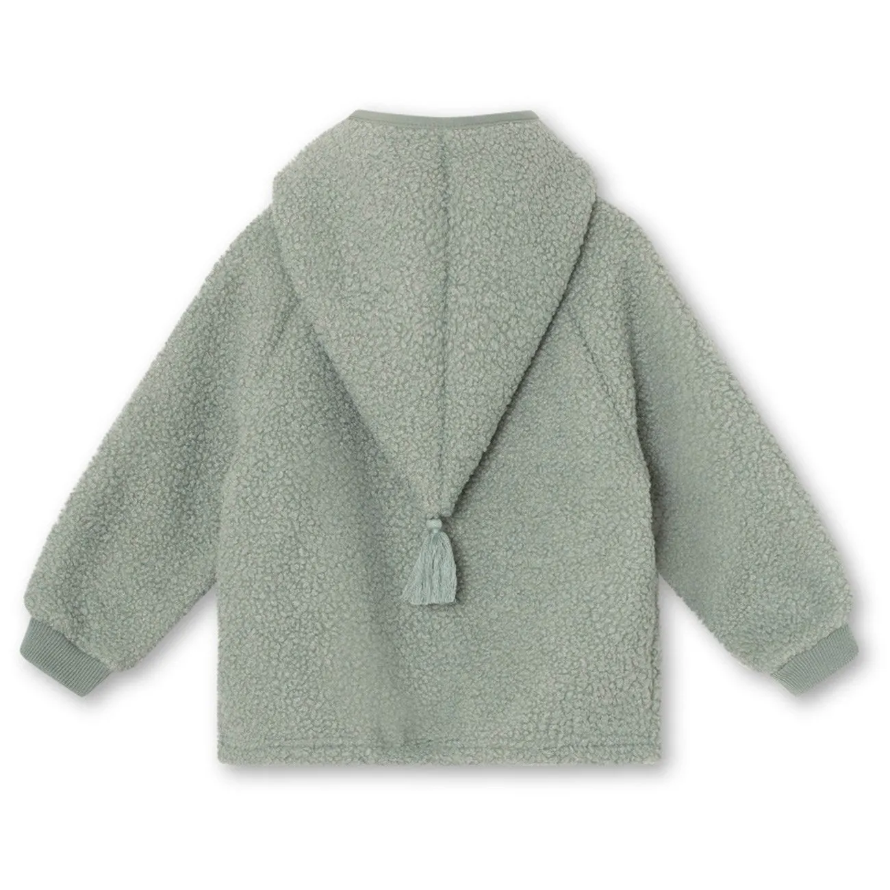 Mini A ture Pale Green Liff Teddy Fleece Jacket