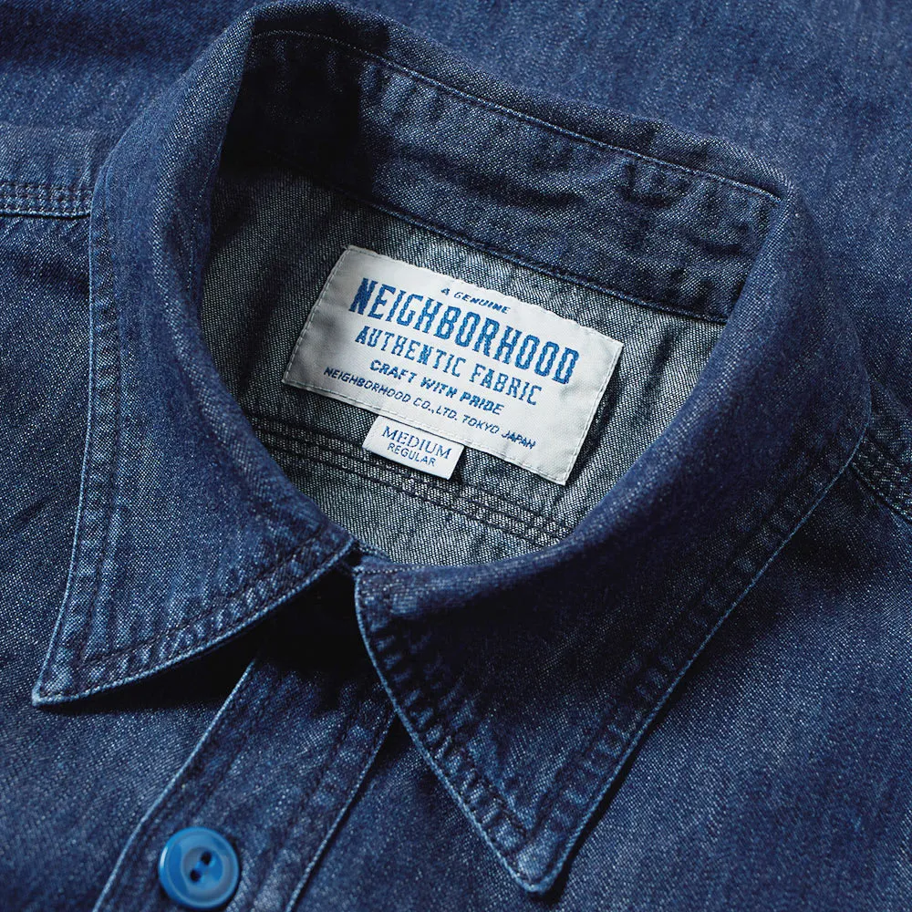 Neighborhood Patchwork ShirtIndigo