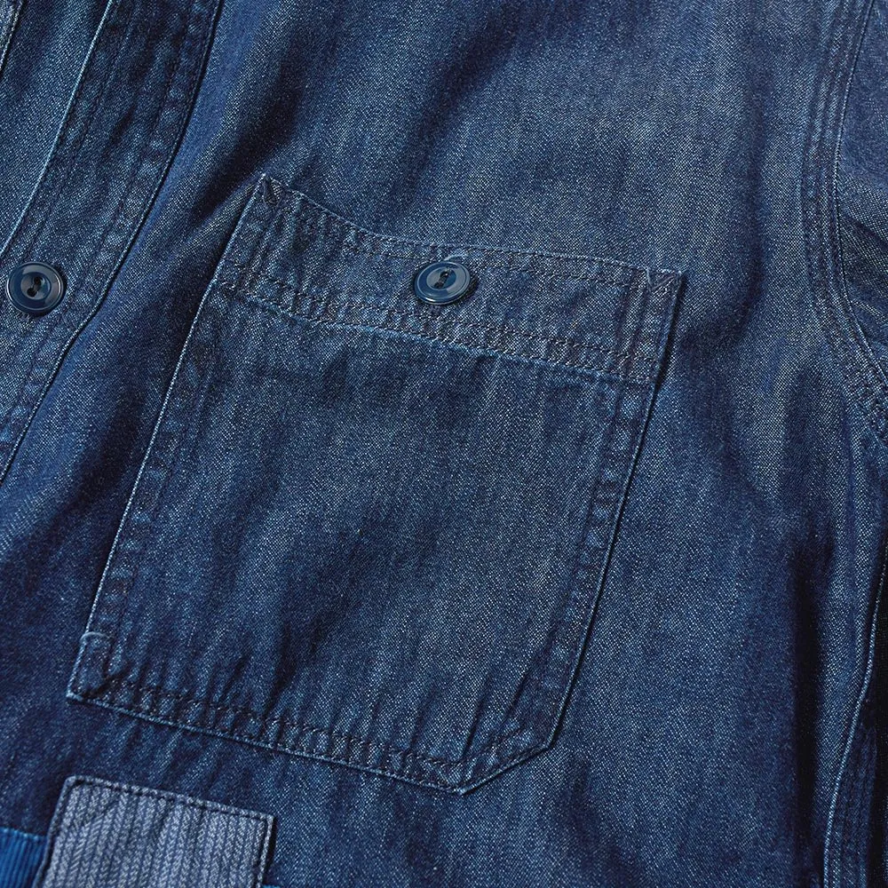 Neighborhood Patchwork ShirtIndigo