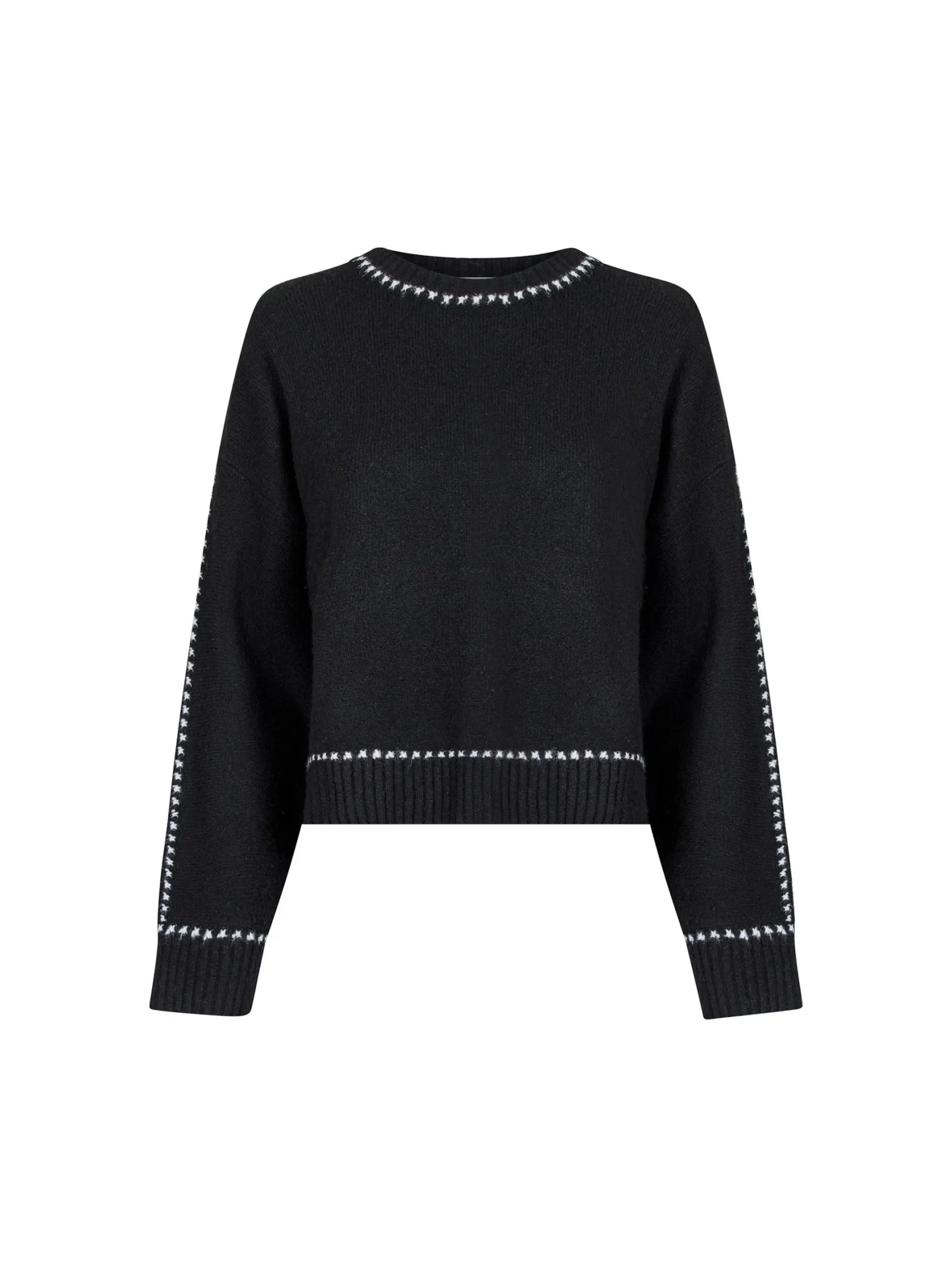 NEO NOIR SWEATER DETRI KNIT BLACK