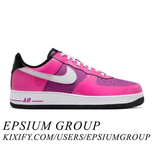 Nike air force 1 low (world tour pack las vegas/ pink/ laser fuchsia/ white/ vivid purple) men us 8-13 fv6150-600