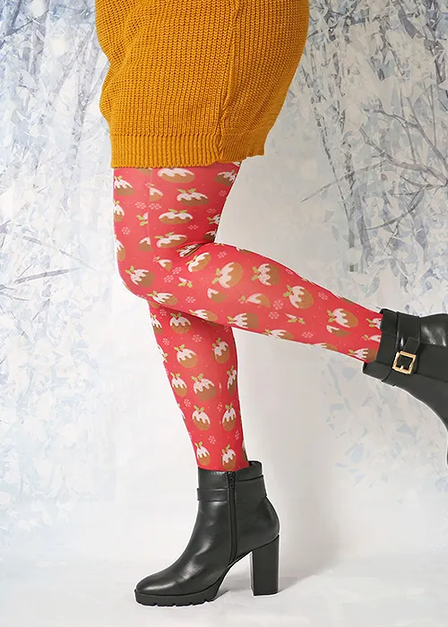 Pamela Mann Christmas Pudding Tights ()