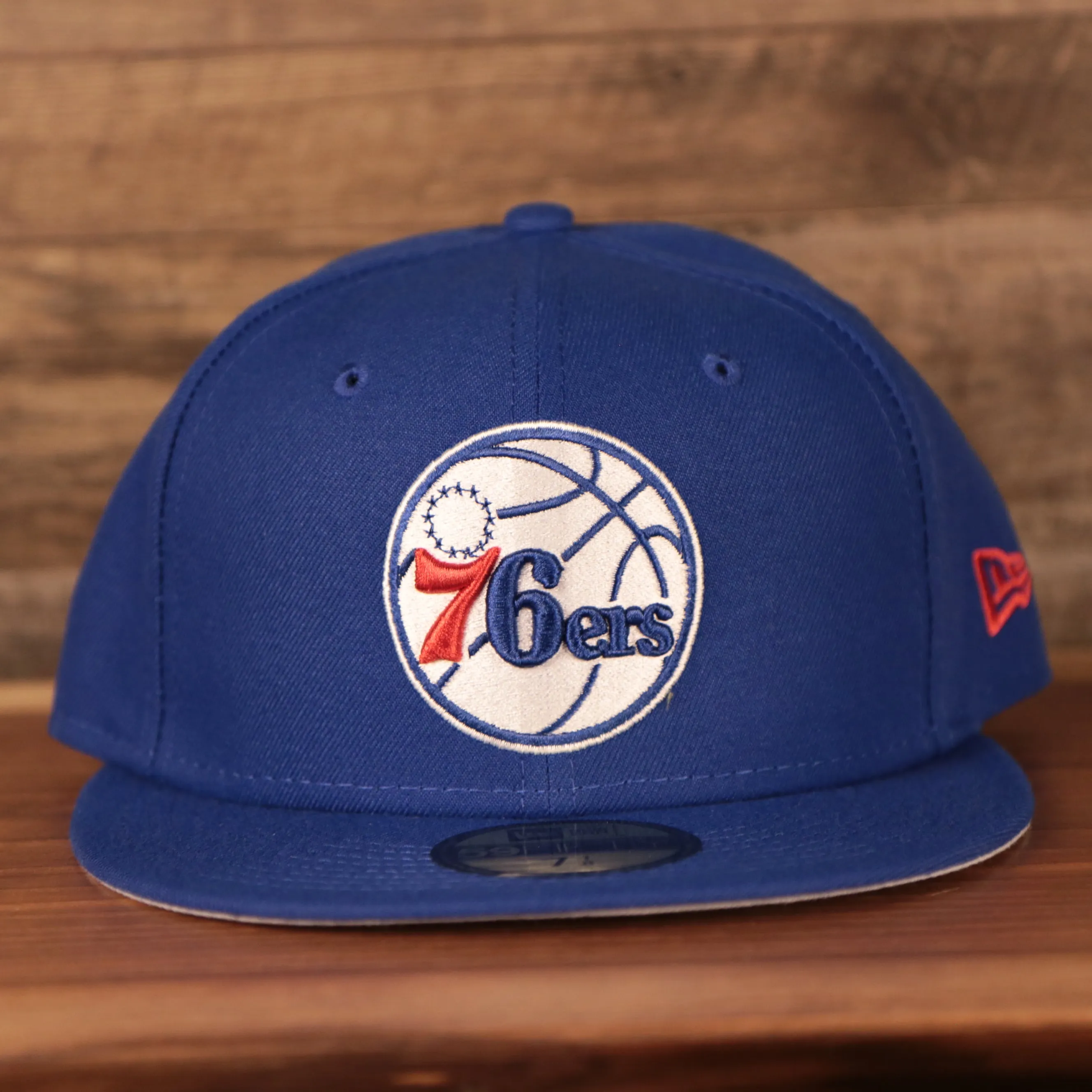 Philadelphia 76ers Grey Bottom | Royal Blue 59Fifty Fitted Cap