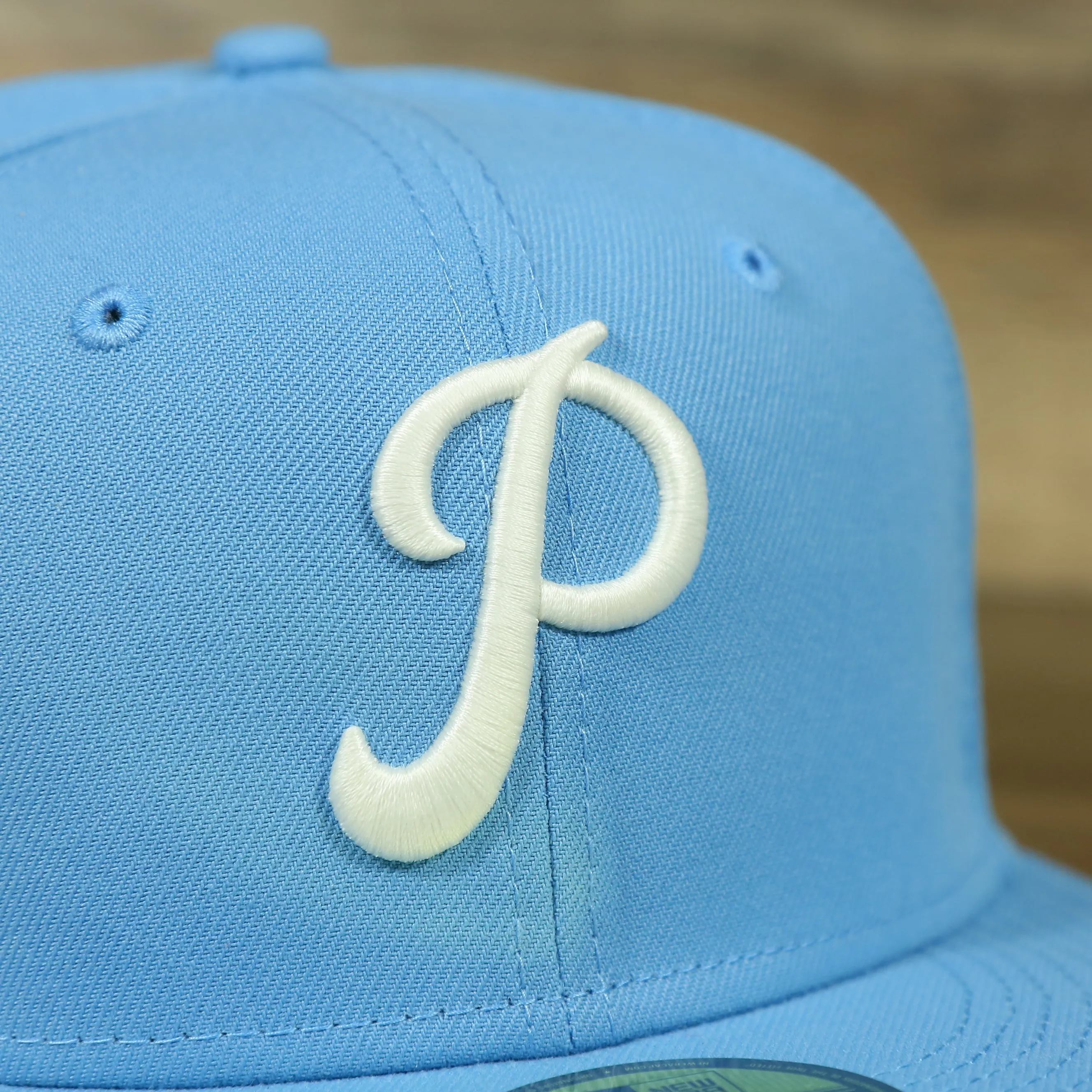 Philadelphia Phillies Glow In The Dark 1952 All Star Game Patch Pink Bottom Side Patch 59Fifty Fitted Cap