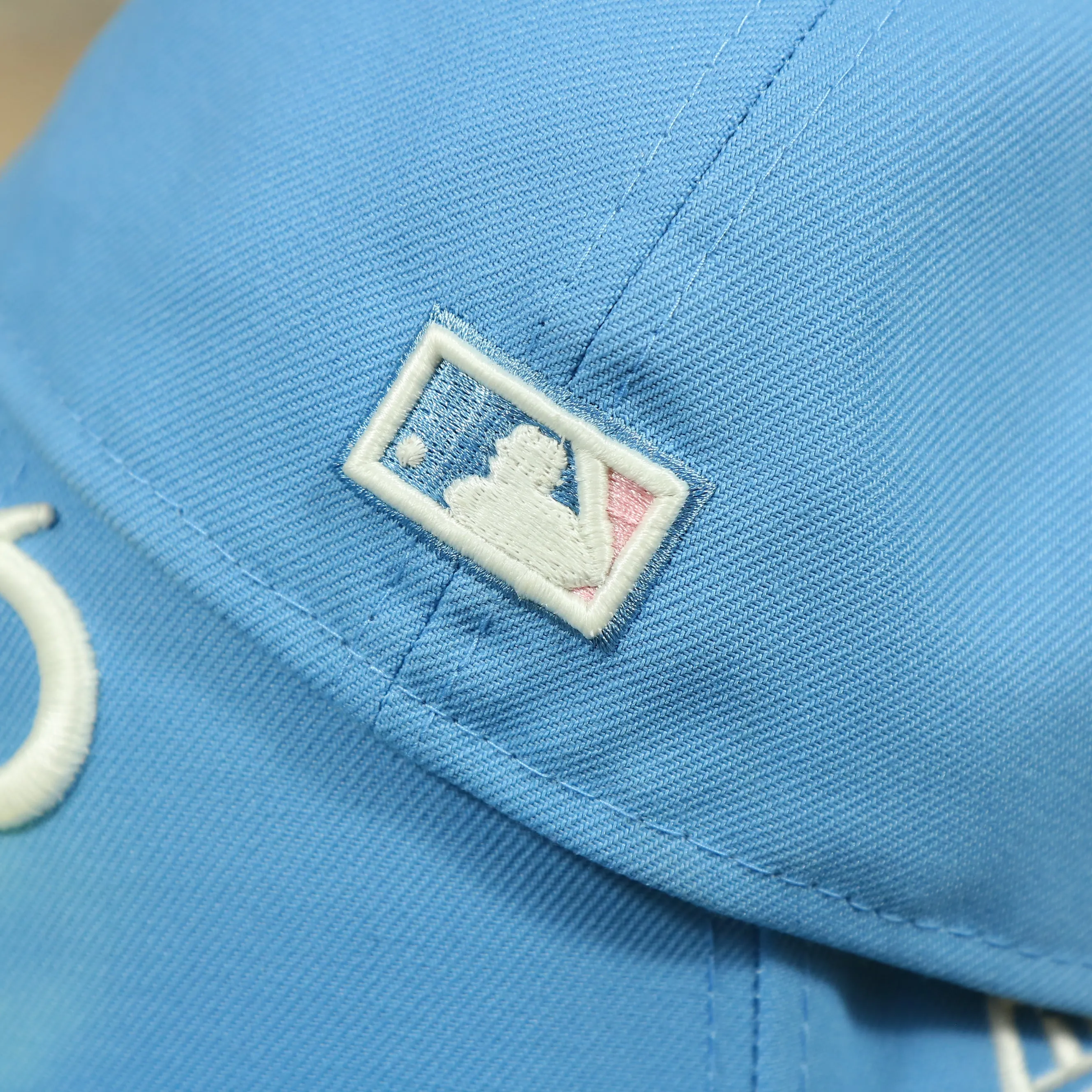 Philadelphia Phillies Glow In The Dark 1952 All Star Game Patch Pink Bottom Side Patch 59Fifty Fitted Cap