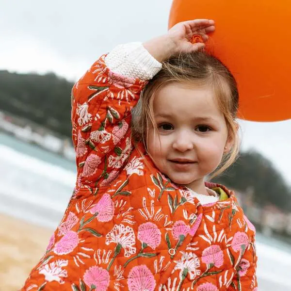 Piglo Kids Orange Lorea Jacket