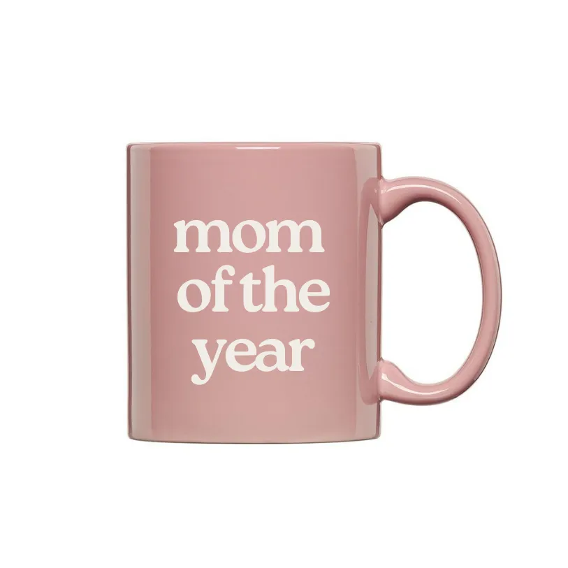 Polished Prints - Mom of the Year Coffee Mug, Mothers Day Gifts: Blue