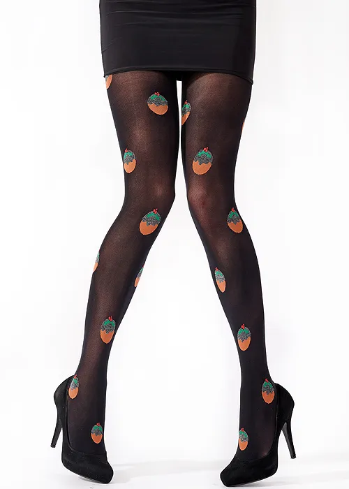 Pretty Polly Christmas Pudding Tights ()