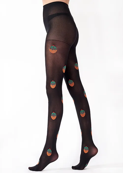 Pretty Polly Christmas Pudding Tights ()