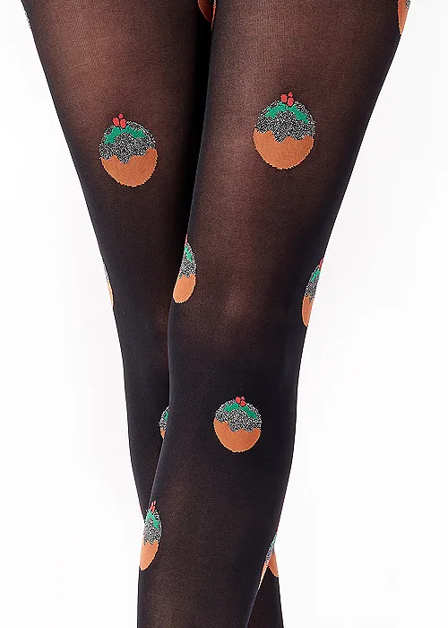 Pretty Polly Christmas Pudding Tights ()