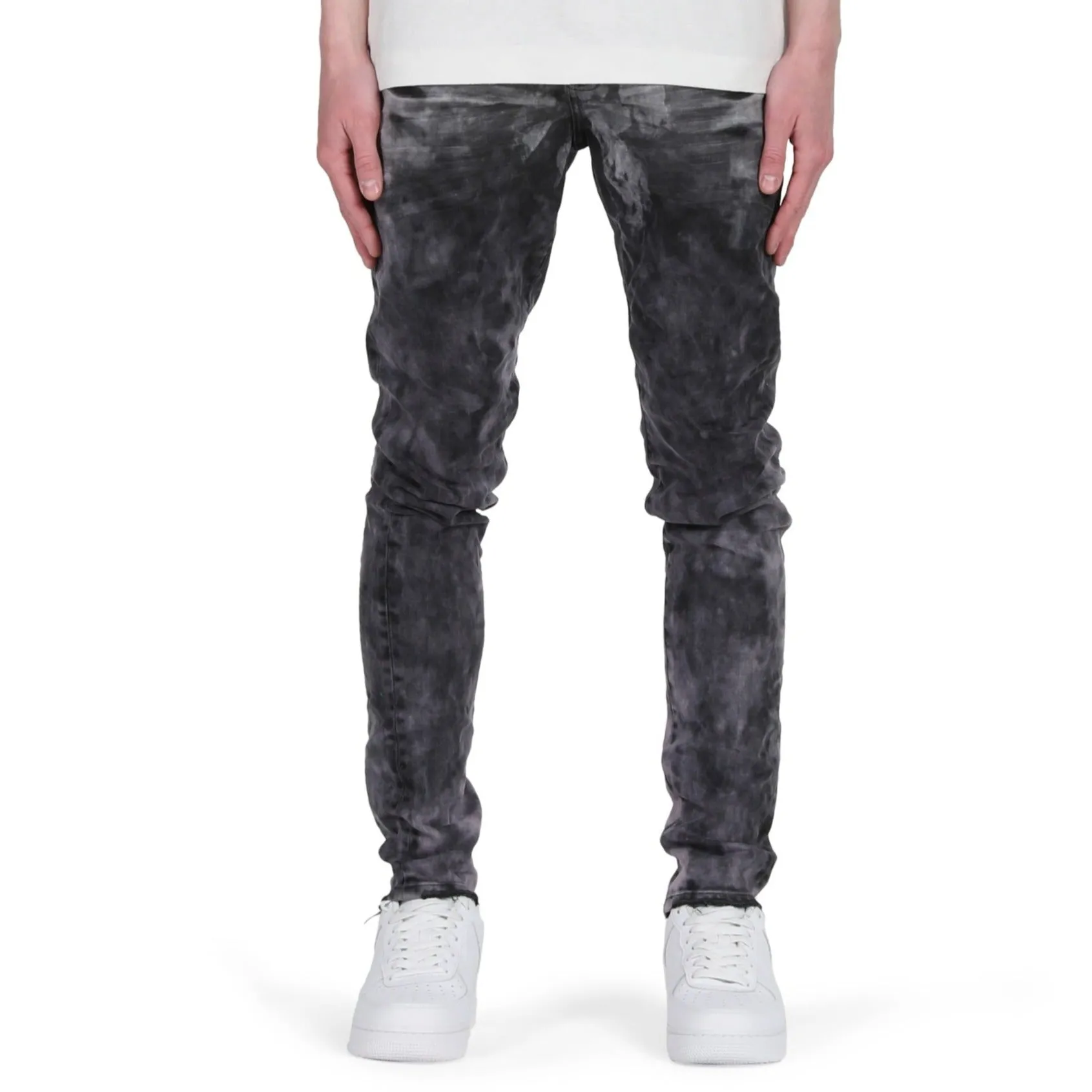 Purple Brand Lavender Tint Black Fade Jean