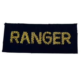 Qualification Badge - RANGER - Officers No1 Dress - Dark Blue