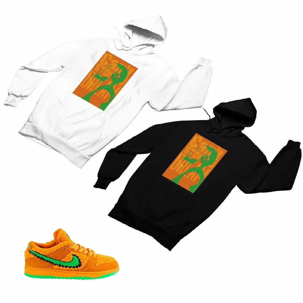 SB Dunk Low Orange Bear Matching Custom Designed Hoodies ND 1-5-7