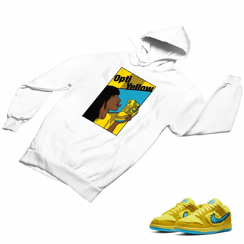 SB Dunk Low Yellow Matching Custom Designed Hoodies ND 1-4-19