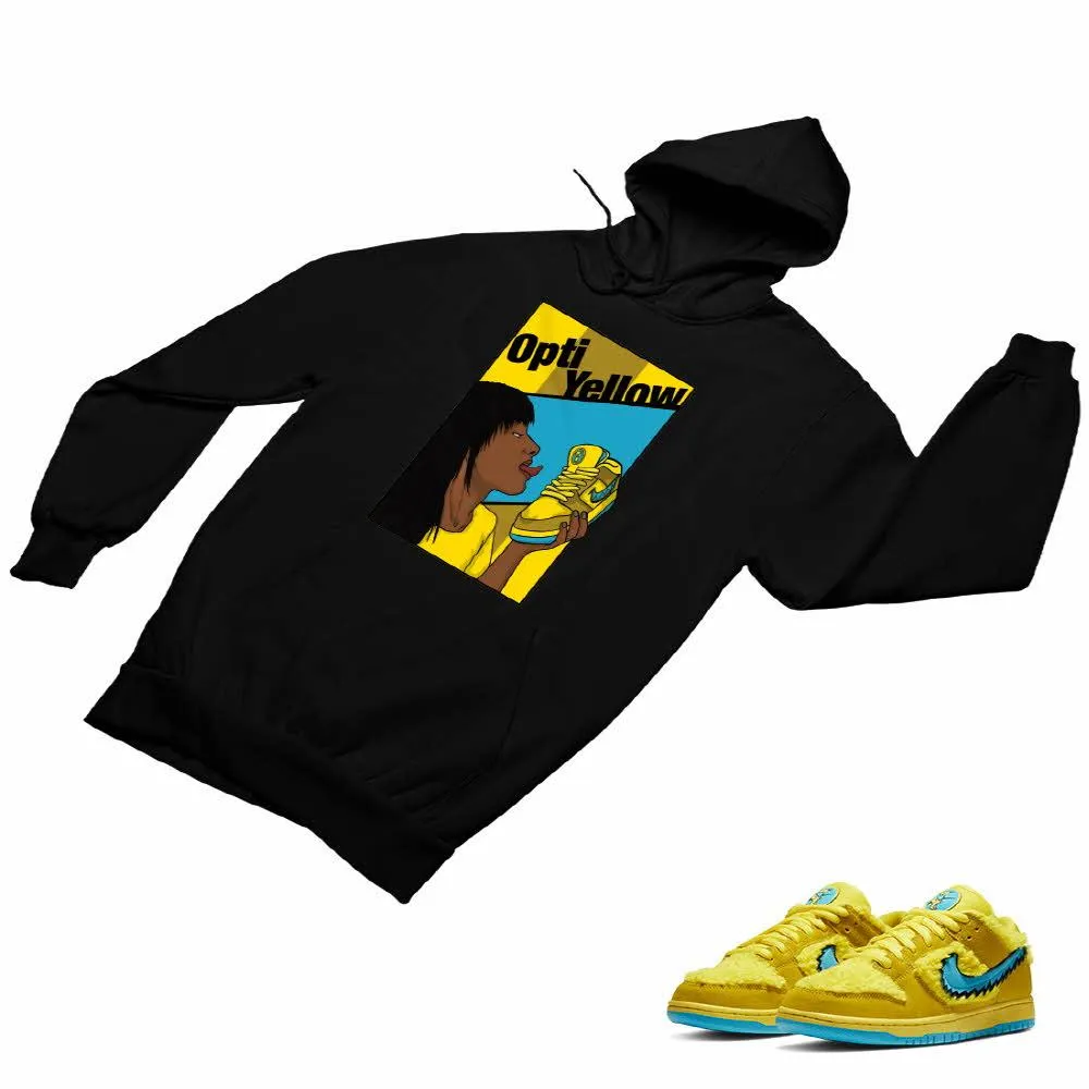 SB Dunk Low Yellow Matching Custom Designed Hoodies ND 1-4-19